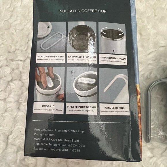 NEW STAINLESS STEEL TUMBLER WHITE COLOR - Picture 12 of 12